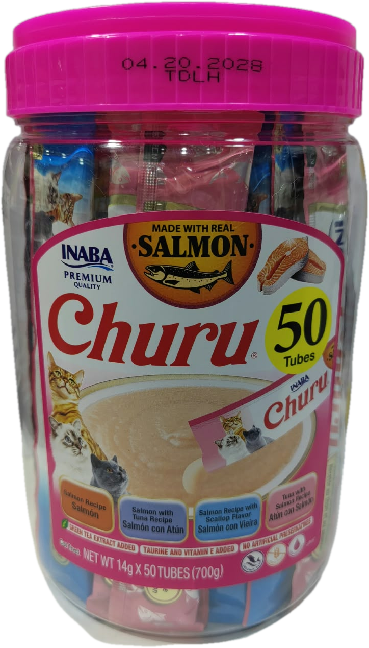 Inaba Churu Variedades de Salmón 50 tubos