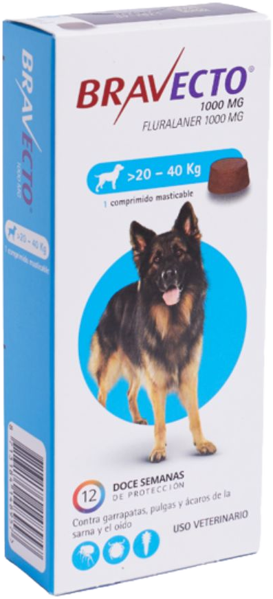 Bravecto Comprimido Masticable 20-40kg