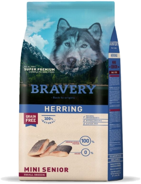 Bravery Mini Senior Arenque 2kg