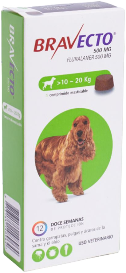 Bravecto Comprimido Masticable 10-20kg