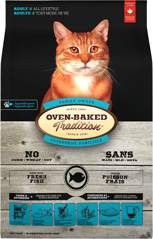 Oven-Baked Tradition Adult Cat Salmón 2.27kg