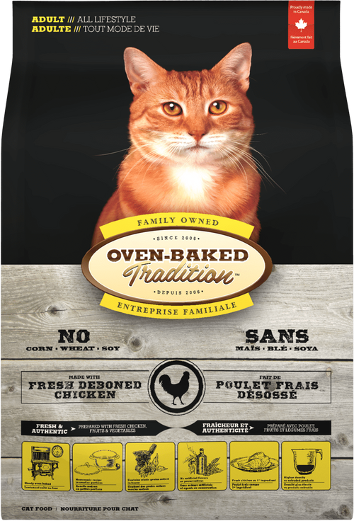 Oven-Baked Tradition Adult Cat Pollo Granos 2.27kg