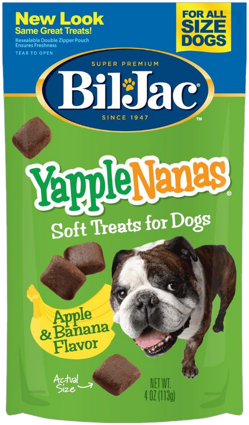 Bil-Jac Snack Entrenamiento Manzana y Plátano