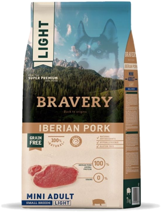 Bravery Mini Adult Cerdo 7kg