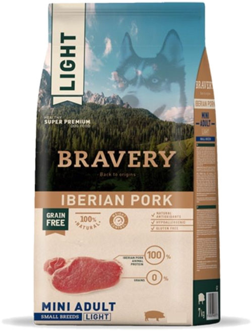 Bravery Mini Adult Cerdo 7kg