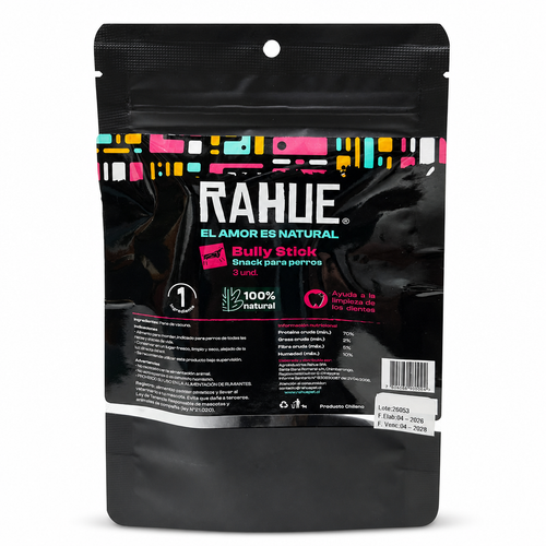 Rahue Bully Stick Vacuno 3un