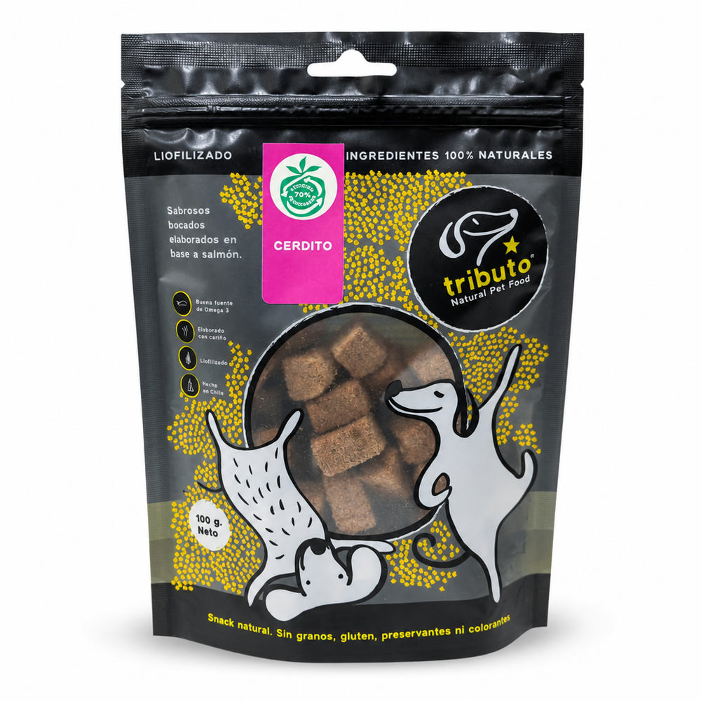 Tributo Liofilizado Cerdito 100g