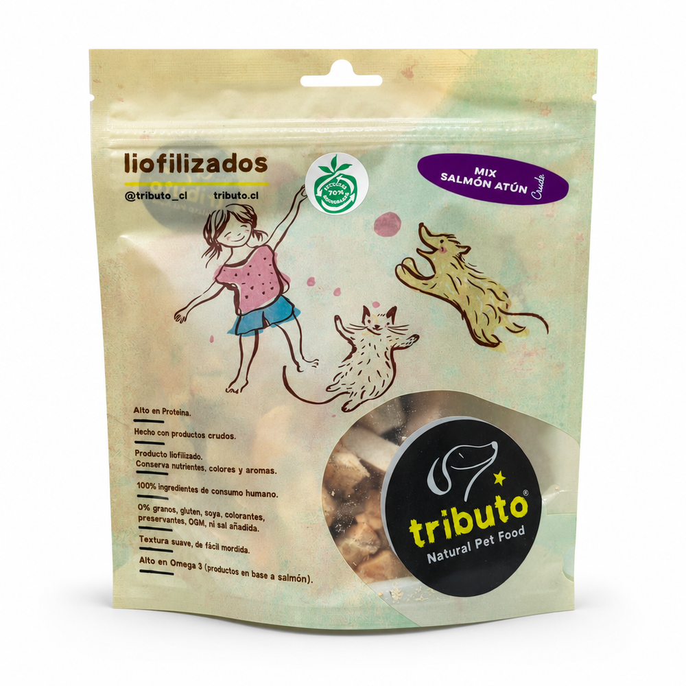 Tributo Liofilizado Mix Salmón y Atún