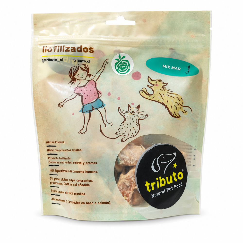 Tributo Snack Liofilizado Mix De Mar